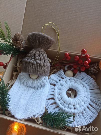 Ангел макраме. Кукла макраме. Подарок