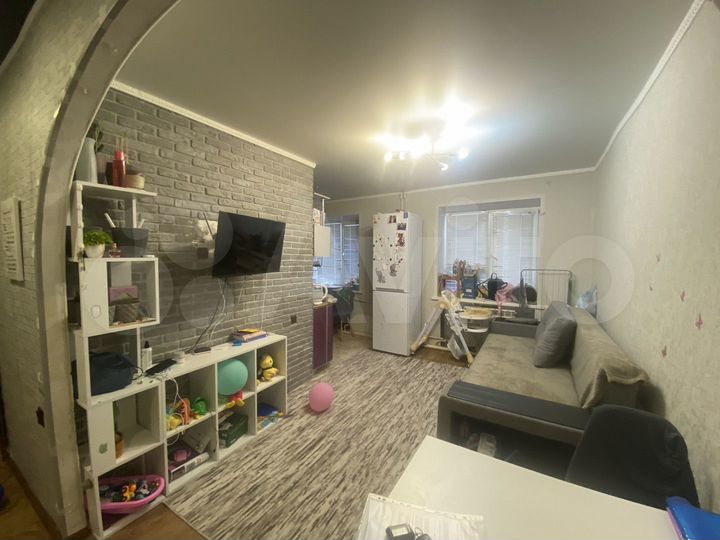 3-к. квартира, 57,1 м², 1/2 эт.