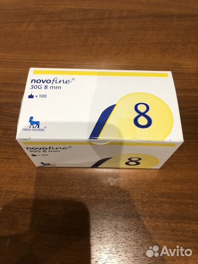 Иглы для шприц ручек Novofine 8мм