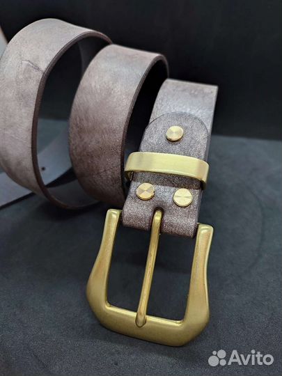 Мужской ремень из натуральной кожи