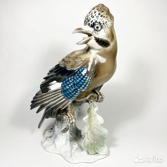 Сойка статуэтка фарфоровая розенталь