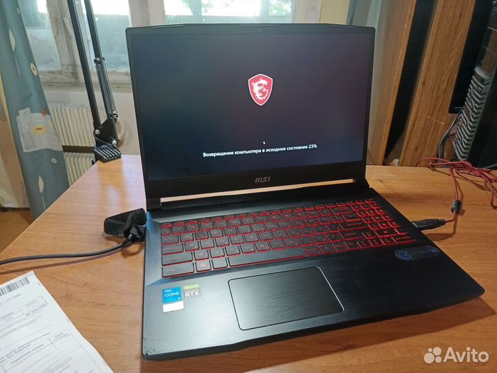 Ноутбук msi katanag GF66 (12UE-1060RU) (FHD/IPS)