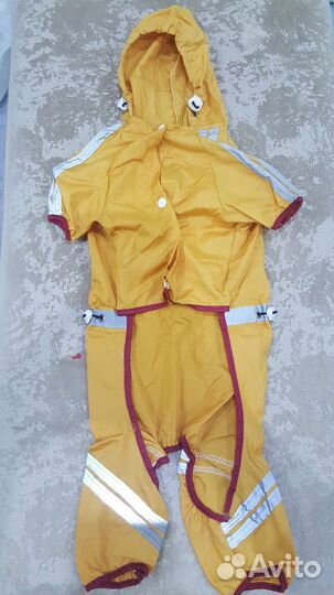 Комбинезон дождевик для собак