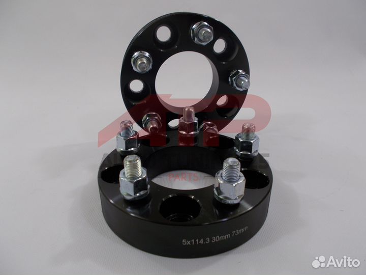 Проставки ступичные 30мм - 5x114 цо 73, M12x1.5