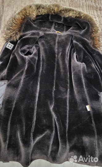 Дубленка натуральная женская с капюшоном