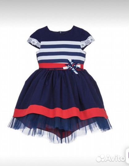 Детское нарядное платье 122