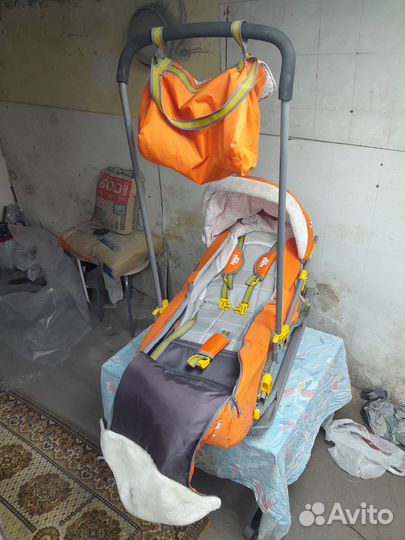 Коляска санки