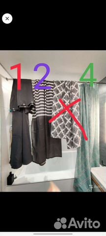 Штора для ванной