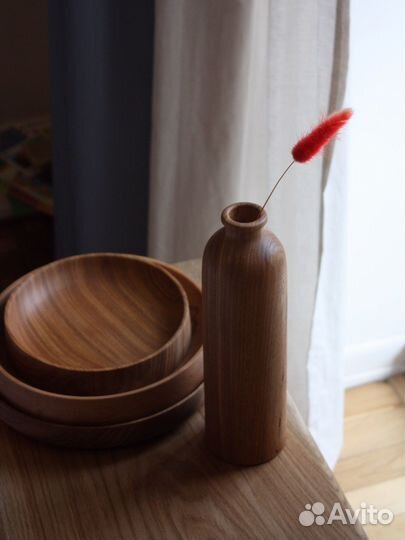Ваза из дерева