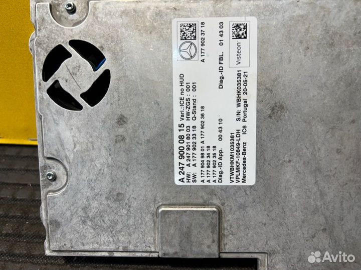 Блок управления Mercedes Benz A200 W177 282.914