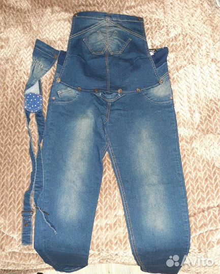 Комбинезон джинсовый для беременных