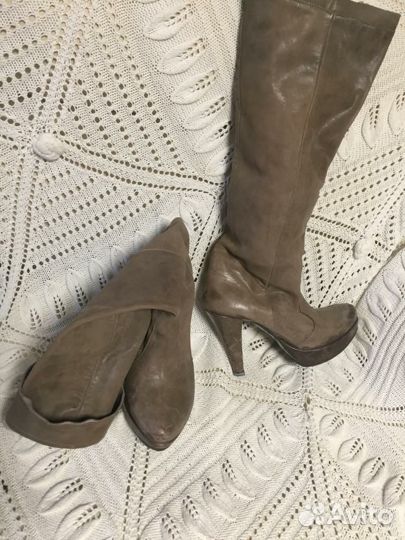 Сапоги (кожа)