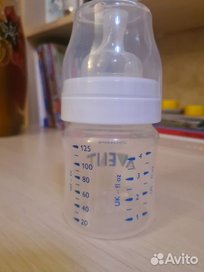 Бутылочка avent 0+