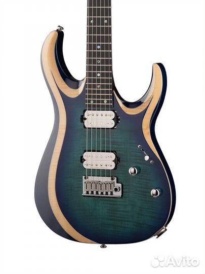 Электрогитара, синяя Cort X700 LBB Duality
