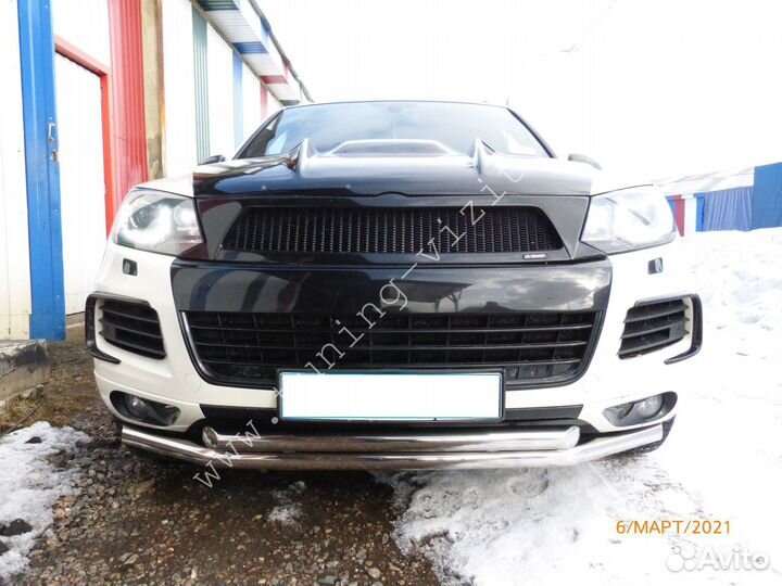 Защита передняя из нержавейки Volkswagen Touareg