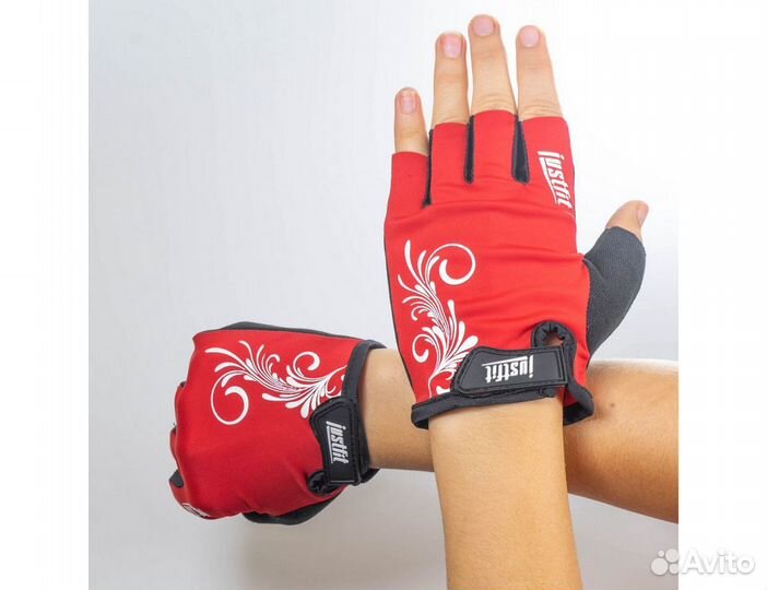 Перчатки BoyBo JF-L1 (лайкра) красн,р. SF8-94-3