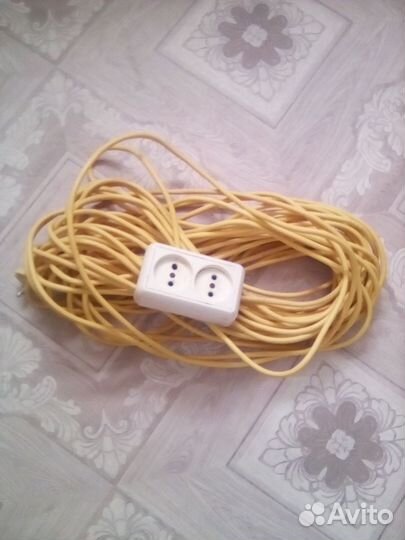 Удлинитель 25 метров, на стройку, дачу, в гараж