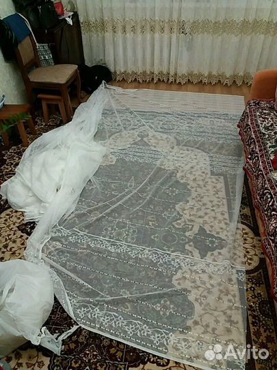 Тюль 10 метров ширина 3 метра купоном