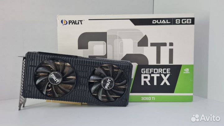 Видеокарта Palit GeForce RTX 3060 Ti Dual 8GB (NE6