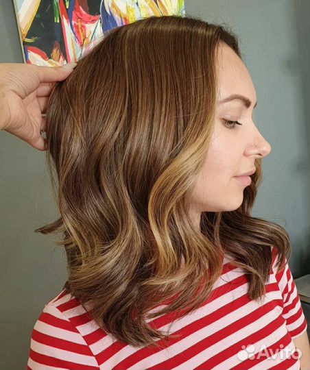 Окрашивание волос, стрижки