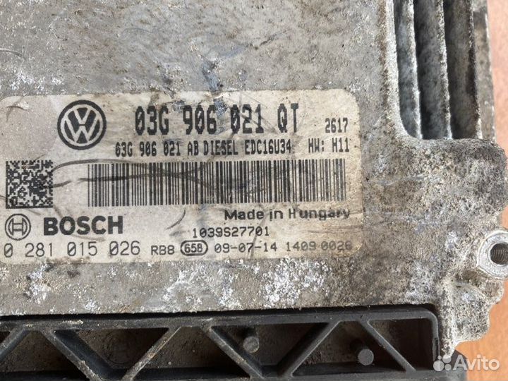 Блок управления двс Skoda Superb седан BMP 2009