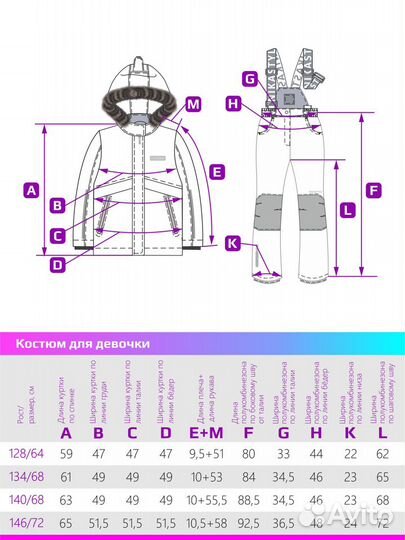 Зимний костюм Nikastyle р 128,134,140,146+6