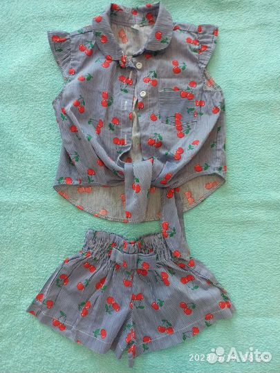 Костюм летний на девочку 98