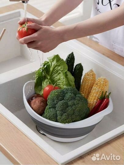 Силиконовый дуршлаг