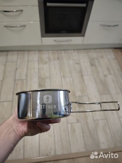 Миска-котелок BTrace со складными ручками 600 мл