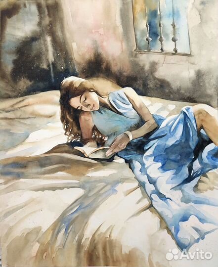 Картина акварелью 