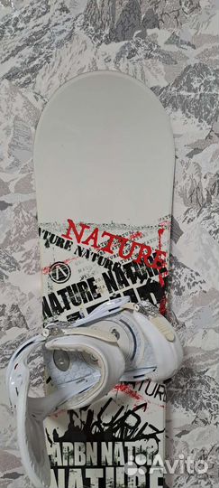 Сноуборд Nature 153cm+крепления Burton