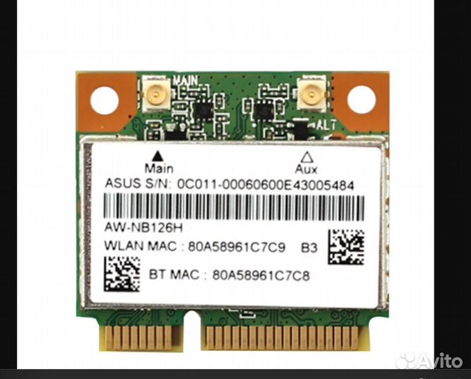 Модуль Wi-Fi/Bluetooth 4.0 для ноутбука asus X552