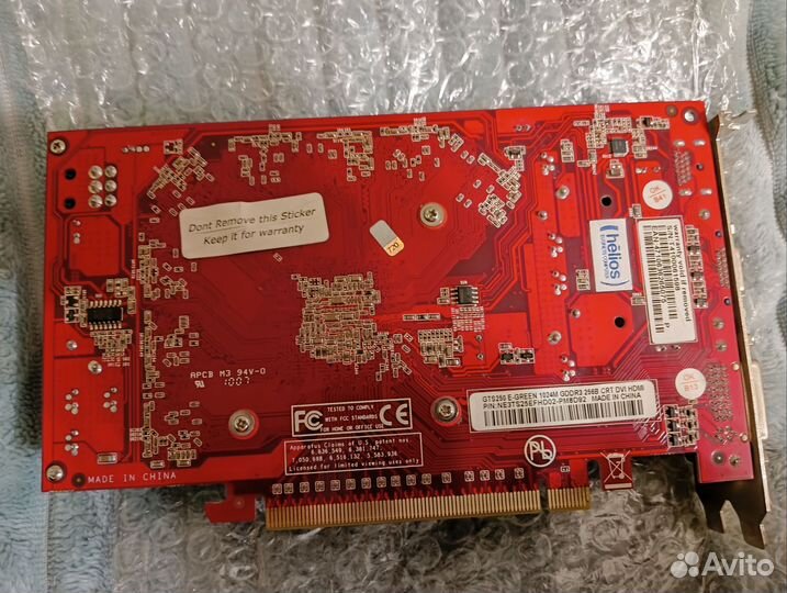 Видеокарта palit Gts250 green 1gb ddr3