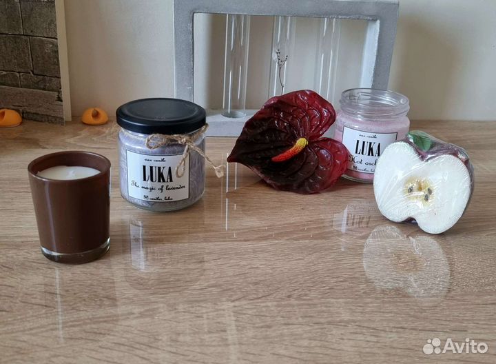 Ароматические свечи в подсвечниках/ фигурные