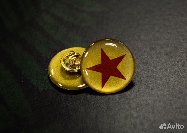 Значок студенческий (заливной) Командир