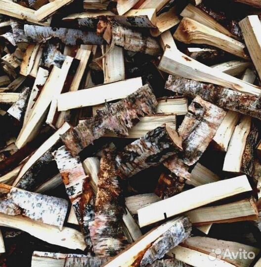 Дрова березовые. Колотые