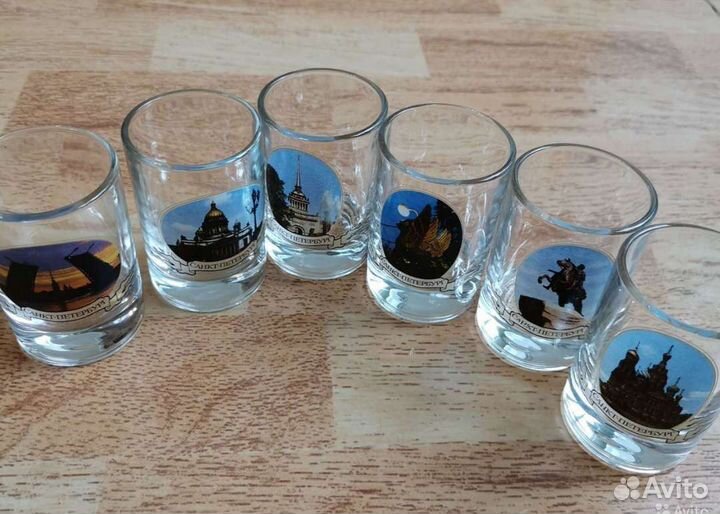 Стопки рюмки маленькие стаканы Санкт-Петербург
