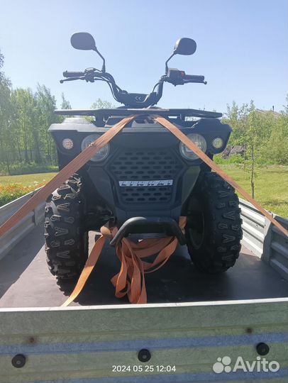 Квадроцикл с прицепом мзса