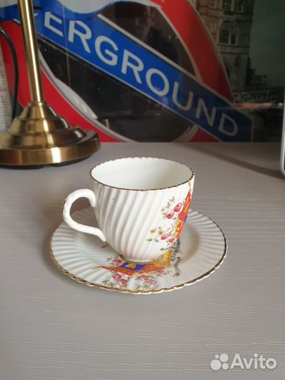 Чайная пара Коронация Эдвард VII и принцесса Мэри