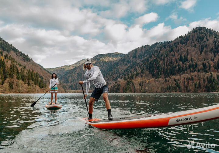 Сап борд sup доска shark touring kids 10'6