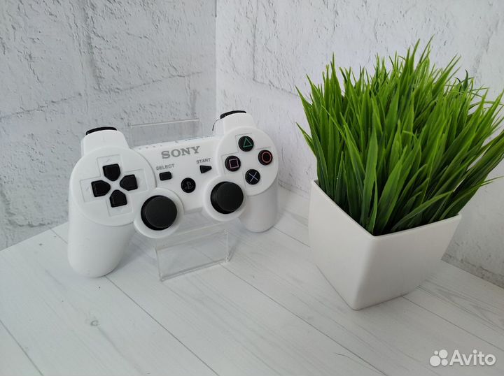 Беспроводной джойстик для PS3 Белый