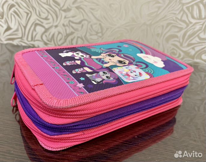 Пенал школьный для девочки