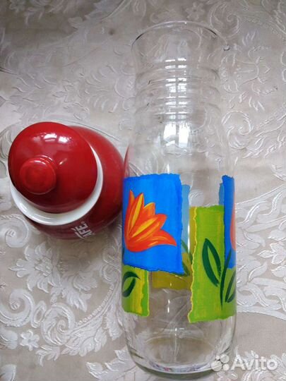 Посуда для кухни, ваза для фруктов 60х СССР