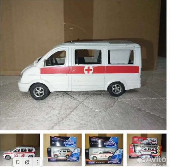 Модельки машин скорой помощи