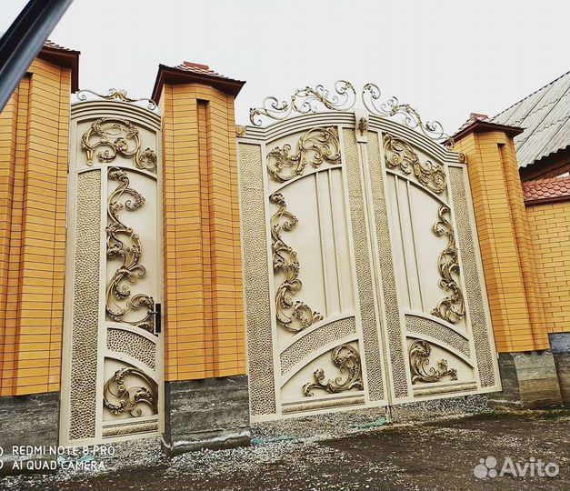 Кованые ворота и калитки