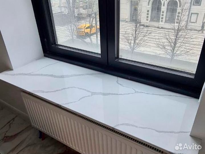 Подоконник из искусственного камня Metallic 160х60