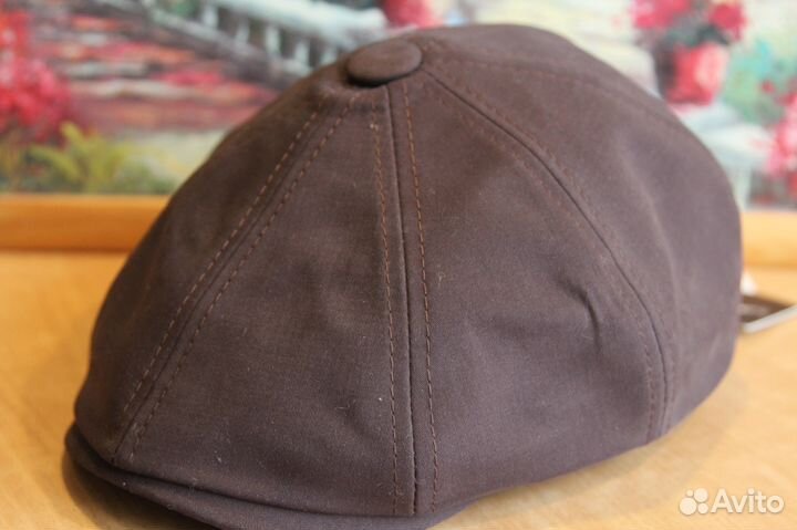 Кепка восьмиклинка Landmark новая. Horn коричневая