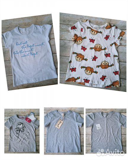 Новые вещи девочке 122-128.Next, OVS,Vertbaudet