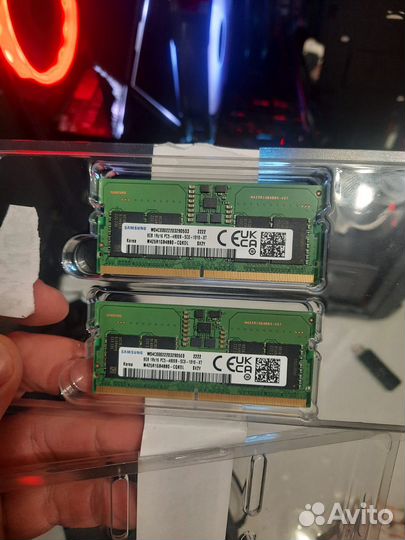Оперативная память Samsung DDR5 16Gb 2x8 4800Mhz