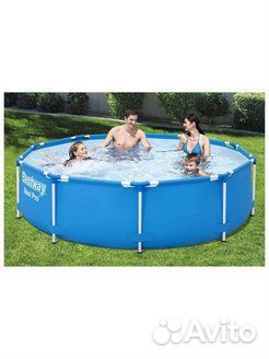 Бассейн каркасный 305 х 76 см Steel Pro